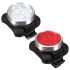 USB wiederaufladbare Fahrradleuchte HJ-030 3 LED 4 Modi Wasserdichte weiß / rotes Fahrradfrontlicht