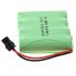 4,8 V AA 1800 mAh Ni-MH-Akku mit SM-Stecker