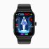 ET540 Blutzucker EKG Körpertemperatur Blutdruck Blutsauerstoff Herzfrequenz Bluetooth-Anruf Smartwatch Fitness Tracker