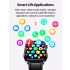 ET570 Blutzucker-Smartwatch, EKG-Herzfrequenz-Blutdruck-Smartwatch