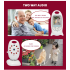 VB601 2.4G Funk-Video-Baby-Monitor 2.0-Zoll-Farb-Sicherheits-Kamera 2-Wege-Talk NightVision-IR-LED-Temperaturüberwachung mit 8 BLULBY