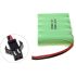6V AA 1800mAh Ni-MH Akku mit SM-Stecker