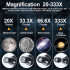 Bossdun 333X Professionelles astronomisches Teleskop für Kinder zur Betrachtung des Universums, des Mondes, der Sterne und des Weltraums, Monokular