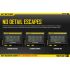 Nitecore D4 Digicharger LCD-Anzeige Batterie Nitecore-Ladegerät Intelligent 2.0 Fit Li-Ion 18650 14500 16340 26650