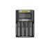 Nitecore UMS4 intelligenter USB-Four-Slot Superd-Ladegerät für 18650/21700/26650/20700/18350/16340 (RCR123) / 14500/10440 Batterien