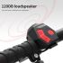 CarryBright CBH3 USB wiederaufladbare elektrische Fahrradklingelhupe 120 dB laute Hupe Mountain Road Radfahren Anti-Diebstahl-Alarmhupe