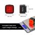 Enfitnix Cubelite III Smart Rücklicht Fahrradbremswarnlicht Ultrahelles Rücklicht USB-Lade-LED-Nachtwarnlicht