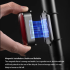 ROCKBROS Magnetic Bike Taillight IPX6 Waterproof 7 kinds Mode Smart Sensor Night Safety Warning Light Cycling Accessories