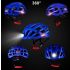 ROCKBROS Leichter Fahrradhelm Fahrrad Ultraleichter Helm Elektrischer Fahrradhelm Mountain Road Fahrrad MTB Helm Fahrradhelm Licht