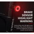 TOWILD TL03 Fahrrad Smart Auto Brake Sensing Light LED Fahrradrücklicht Fahrradrücklicht Warnfahrradrücklicht