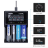 XTAR VC4SL 18650 21700 Batterieladegerät USB C QC3.0 Schnellladung 1,2 V Ni-MH AAA AA Lithium-Akkuladegerät
