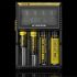 Nitecore D4 Digicharger LCD-Anzeige Batterie Nitecore-Ladegerät Intelligent 2.0 Fit Li-Ion 18650 14500 16340 26650
