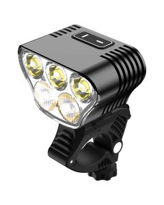 Mangeleyes M5 Mountainbike-Licht 5000 Lumen Fahrradlichter für Nachtfahrten 20000 mAh wiederaufladbarer USB-MTB-Fahrradscheinwerfer