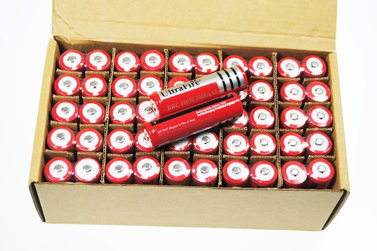 UltraFire BRC 3000mAh 3,7V Li-Ionen-Akku mit langer Lebensdauer für Taschenlampen und Kameras