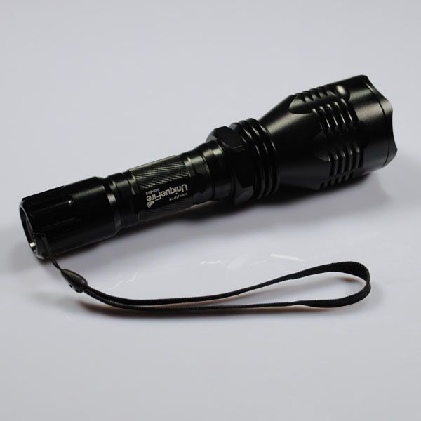 UniqueFire HS-802 Grünes Licht Große Reichweite LED-Taschenlampe Wasserdicht Langlebig für Nächtliche Erkundungen