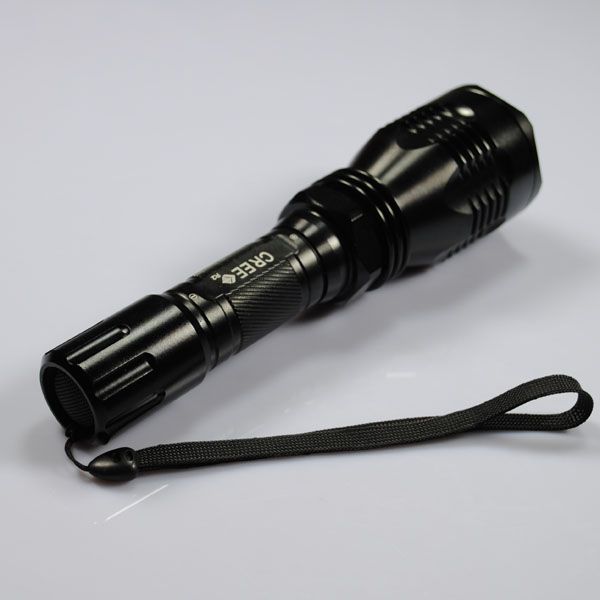 UniqueFire HS-802 Grünes Licht Große Reichweite LED-Taschenlampe Wasserdicht Langlebig für Nächtliche Erkundungen
