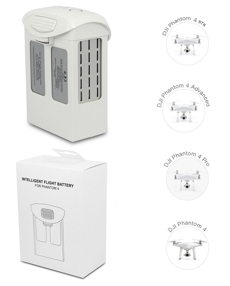 DJI Phantom 4 Serie 15,2V 5870mAh Li-Po Akku Hohe Kapazität Leichtgewicht Schnellladung für FPV Quadcopter