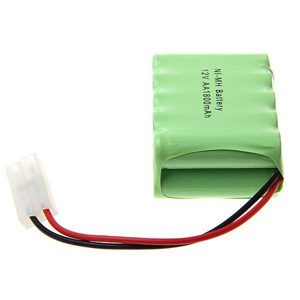 12V AA 1800mAh Ni-MH wiederaufladbarer Akku-Pack, umweltfreundlich, hohe Kapazität, geeignet für Spielzeug und Haushaltsgeräte