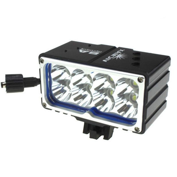 Vicmax 8L2 Fahrradlicht 10000 Lumen LED-Scheinwerfer mit wiederaufladbarem Akku, 3 Modi für Nachtfahrten