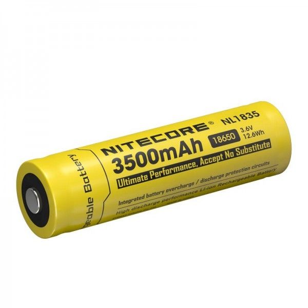 Nitecore 18650 NL1835 3500mAh Li-Ion-Akku für langanhaltende Leistung und zuverlässige Performance
