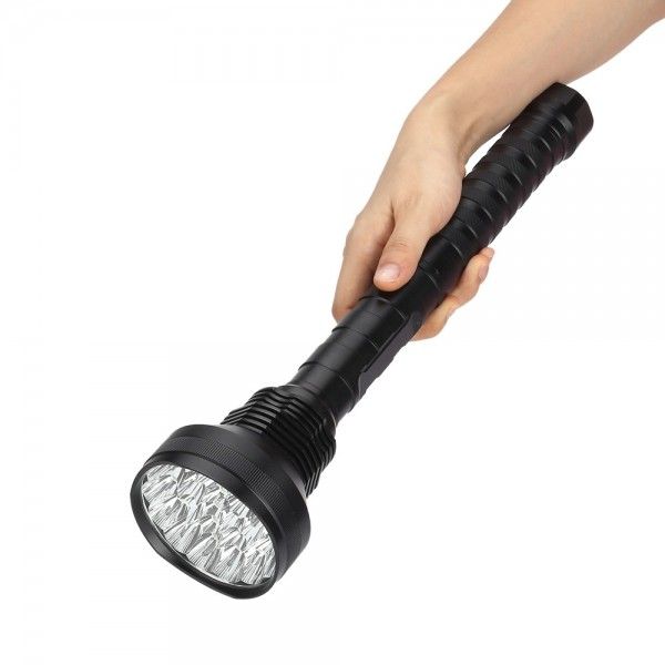 UltraFire 28T6 Hochleistungs-LED-Taschenlampe 40000 Lumen 5 Modi robustes Outdoor-Camping- und Wanderlicht