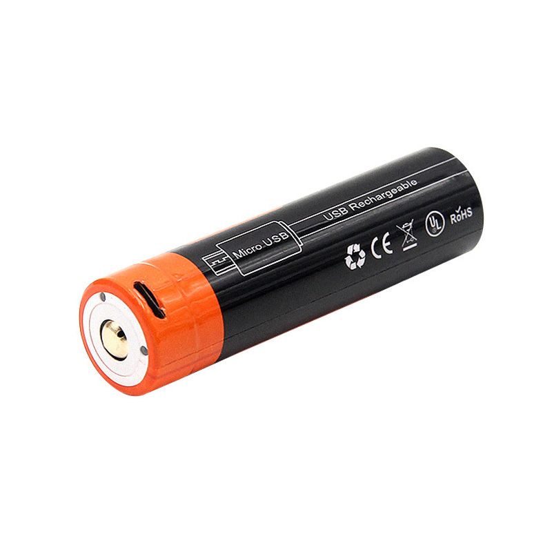 18650 2600mAh 3.7V Wiederaufladbarer Li-Ionen-Akku, hohe Energiedichte, lange Lebensdauer, tragbare Stromquelle.