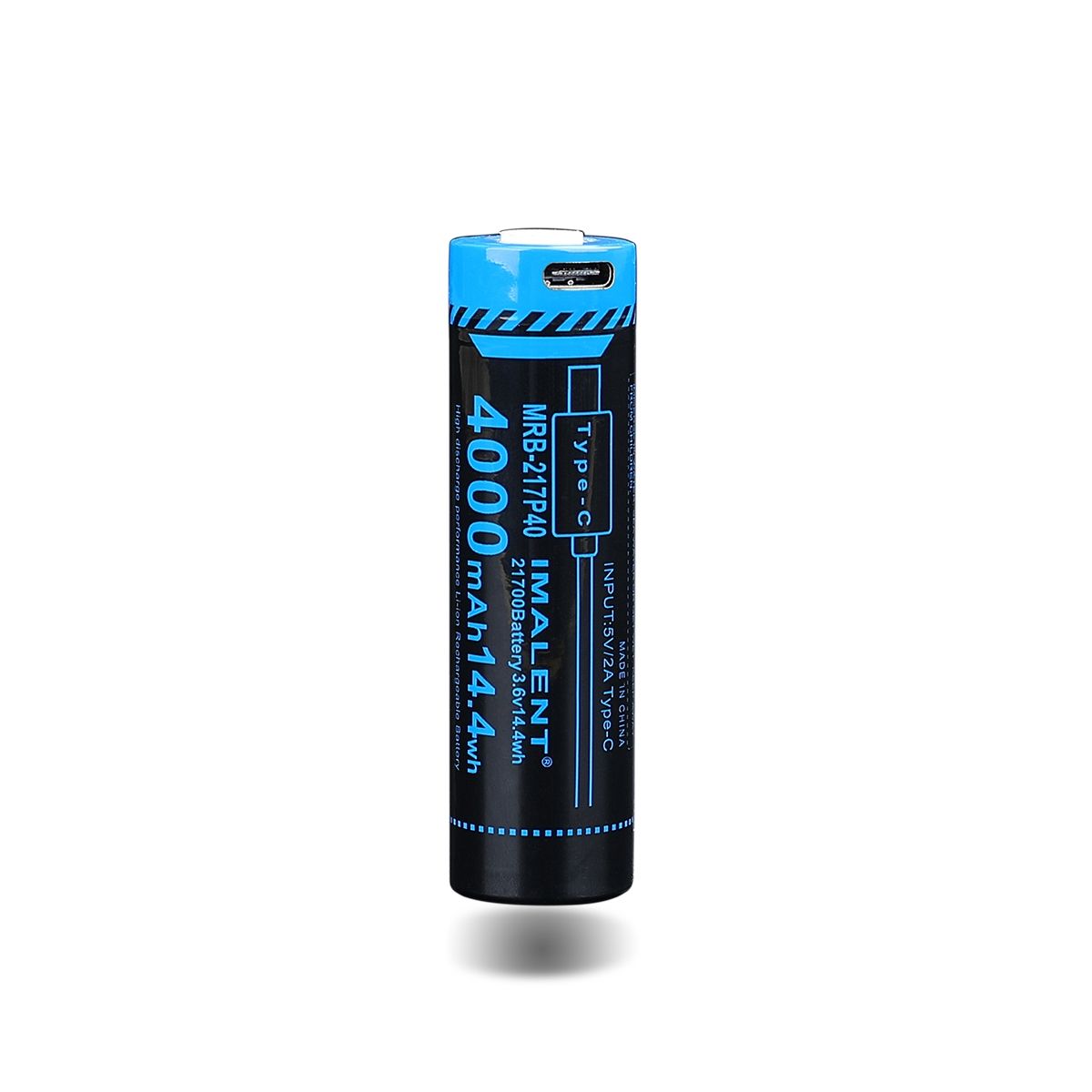 IMALENT MRB-217P40 21700 Akku 4000mAh Type-C wiederaufladbar hohe Kapazität für Taschenlampen und Gadgets