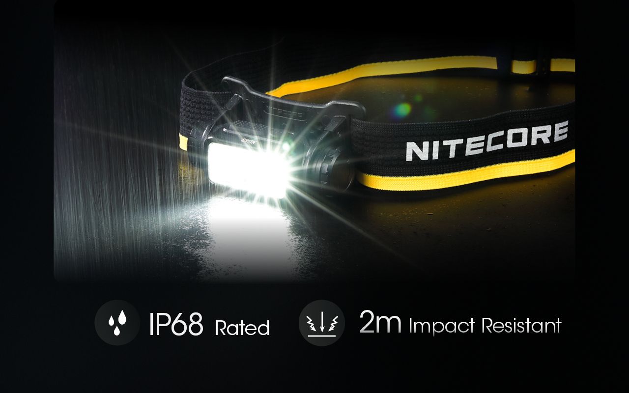 NITECORE NU43 Wiederaufladbarer Stirnlampe 1400 Lumen Rot Weiß Licht Lange Akkulaufzeit Outdoor Camping-Ausrüstung