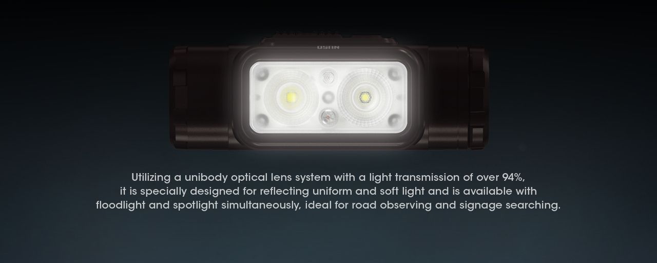 Nitecore NU50 1400 Lumen LED-Stirnlampe für Wanderungen, leichte wiederaufladbare Stirnlampe mit langer Laufzeit