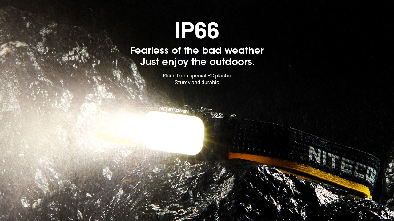 NITECORE NU25 MCT LED-Stirnlampe 400 Lumen USB-C wiederaufladbar leichtes Wanderzubehör für Outdoor-Enthusiasten