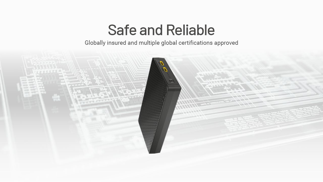 Nitecore NB20000 Gen3 QC Dual Port USB-C Powerbank 20000mAh Kompakter Leichter Reisebegleiter