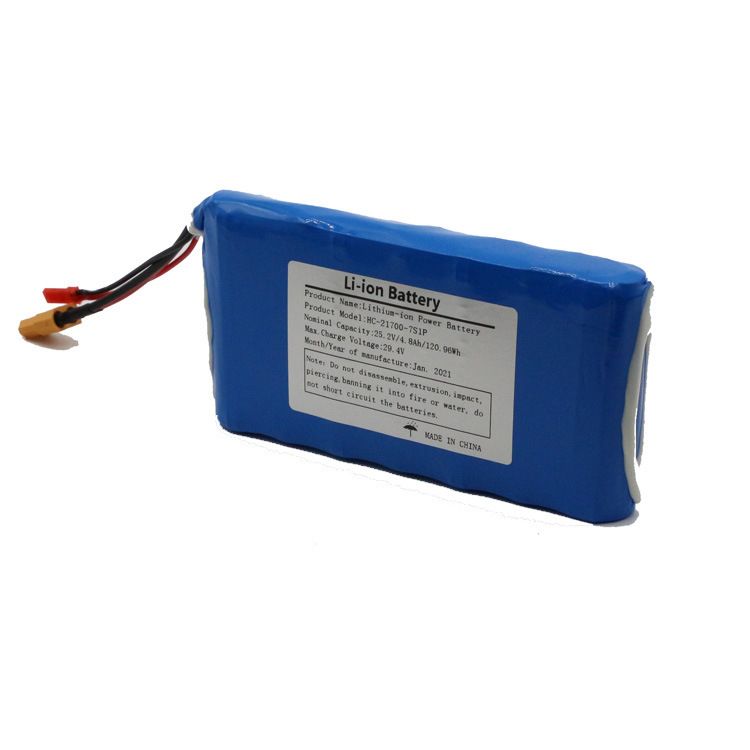 21700-7S1P-25.2V Hochkapazitiver Akkupack leichte Li-Ion Skateboard-Energielösung mit robusten Sicherheitsfunktionen