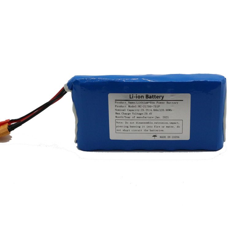21700-7S1P-25.2V Hochkapazitiver Akkupack leichte Li-Ion Skateboard-Energielösung mit robusten Sicherheitsfunktionen