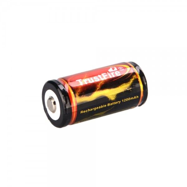 Trustfire 18350 3,7V Lithium-Batterie 1200mAh wiederaufladbar langlebige Stromversorgung für fortschrittliche Taschenlampen und Elektronikgeräte