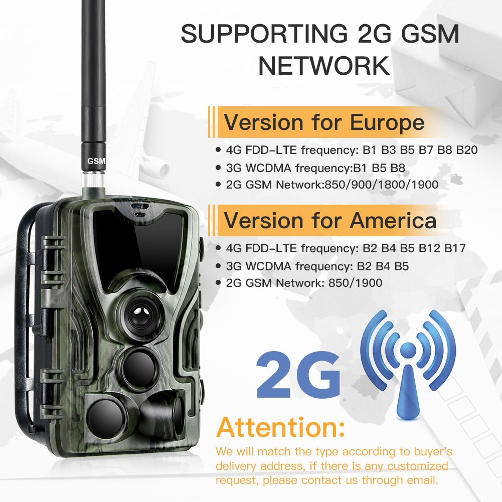 HC801M Wildkamera 20MP 1080P Nachtsicht perfekt für Wildtierfotografie und Tierverfolgung