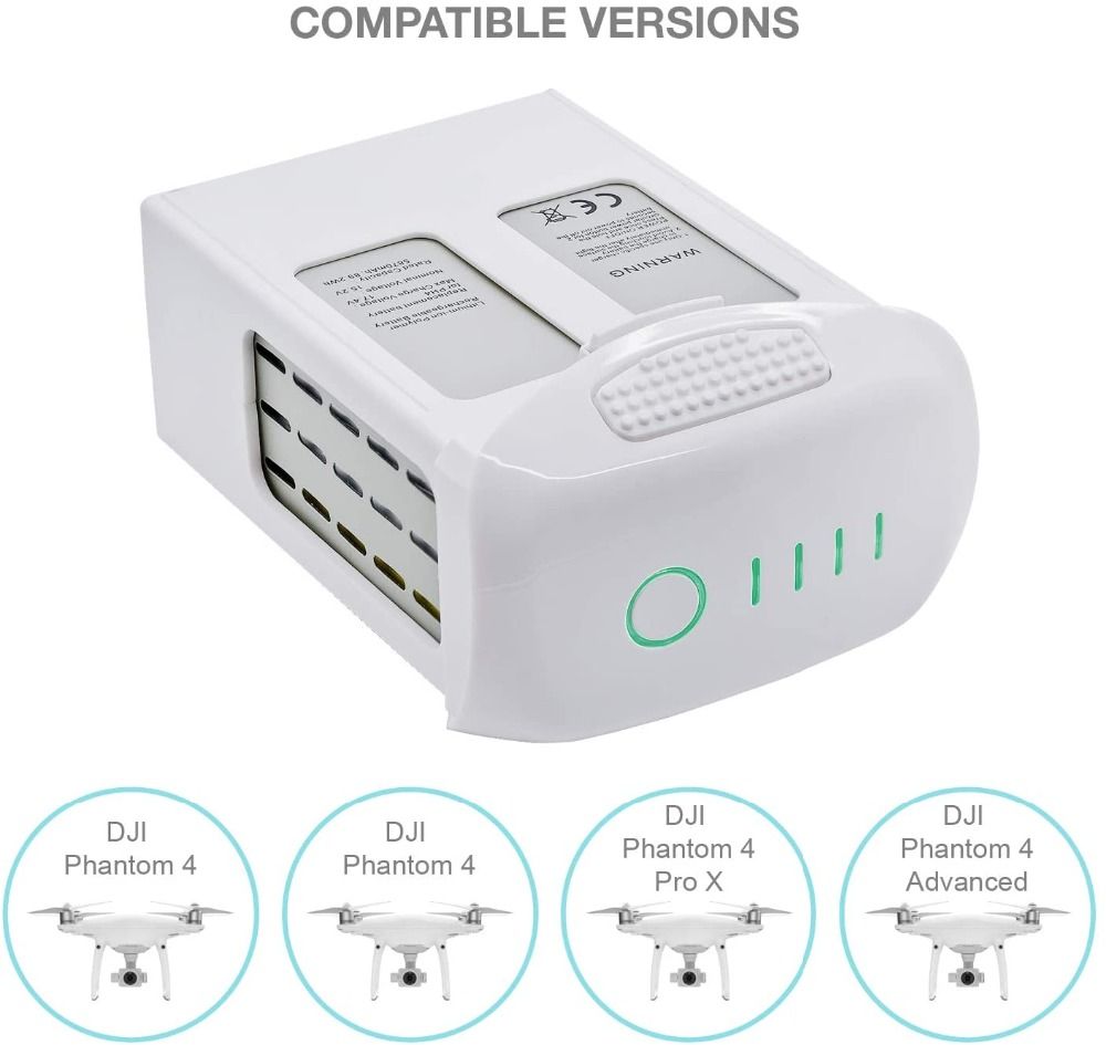 DJI Phantom 4 Serie 15,2V 5870mAh Li-Po Akku Hohe Kapazität Leichtgewicht Schnellladung für FPV Quadcopter