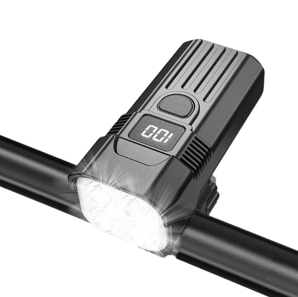 USB-C wiederaufladbare Fahrradlampe Front-LED Fahrrad-Frontlicht MTB Rennrad Kopflicht Einfach zu installieren Fahrradzubehör