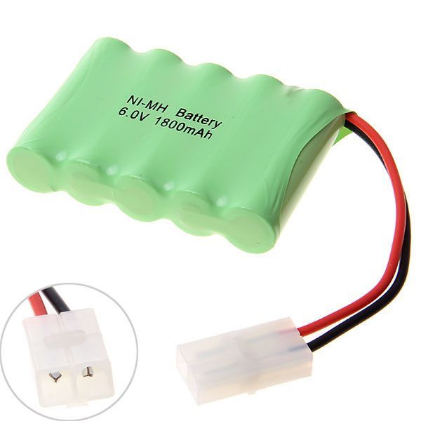 6V AA 1800mAh Ni-MH wiederaufladbarer Akku-Pack, hochkapazitiver umweltfreundlicher Akku für Spielzeug und Elektronik
