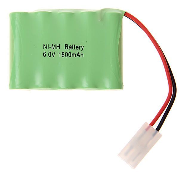 6V AA 1800mAh Ni-MH wiederaufladbarer Akku-Pack, hochkapazitiver umweltfreundlicher Akku für Spielzeug und Elektronik