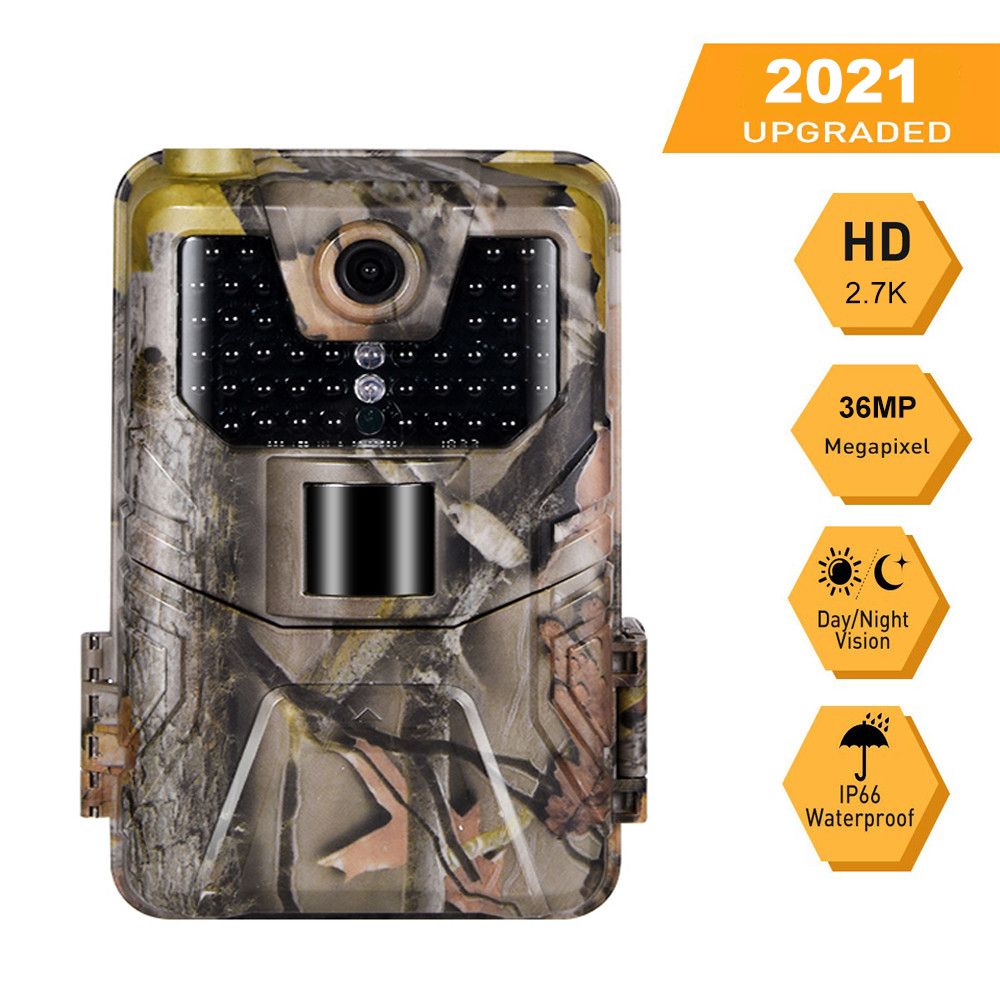 HC-900A 36MP Wildkamera 2.7K HD mit unsichtbarem Infrarot-Nachtsichtgerät, ideal für Wildtiere und den Außeneinsatz