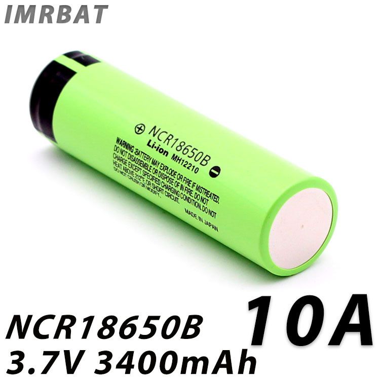 NCR18650B 3400mAh 18650 Lithium-Ionen wiederaufladbarer Akku