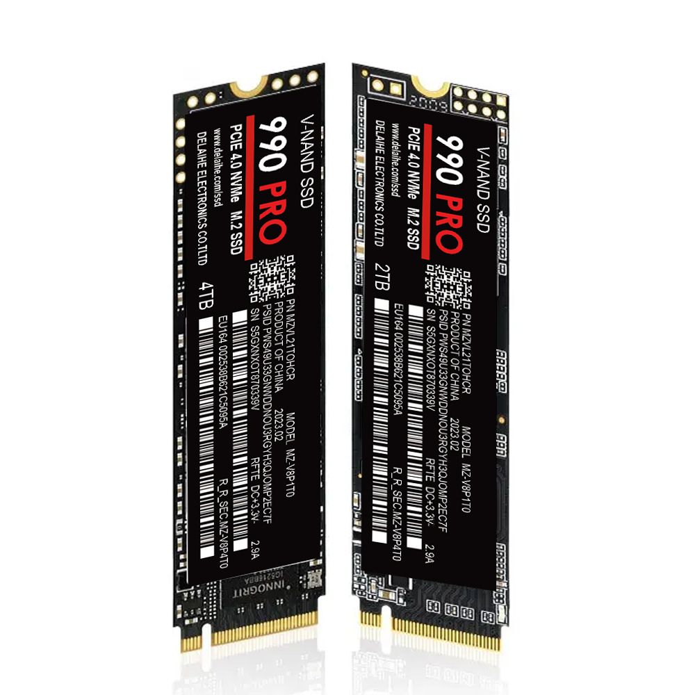 SSD highspeed 990 PRO PCIe 4.0 NVMe 4.0 M.2 2280 1TB 2TB 4TB SSD Interne Solid-State-Festplatte für Laptop, PC und PS4