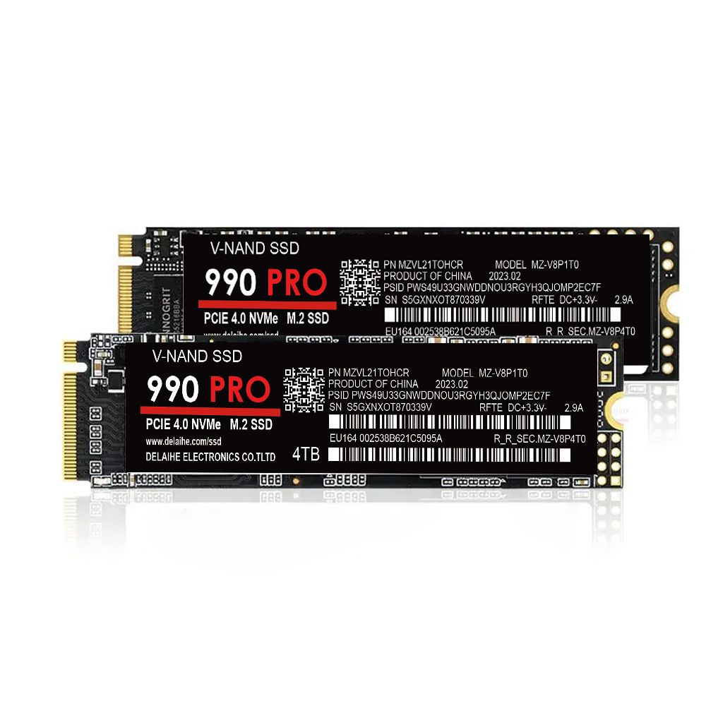SSD highspeed 990 PRO PCIe 4.0 NVMe 4.0 M.2 2280 1TB 2TB 4TB SSD Interne Solid-State-Festplatte für Laptop, PC und PS4