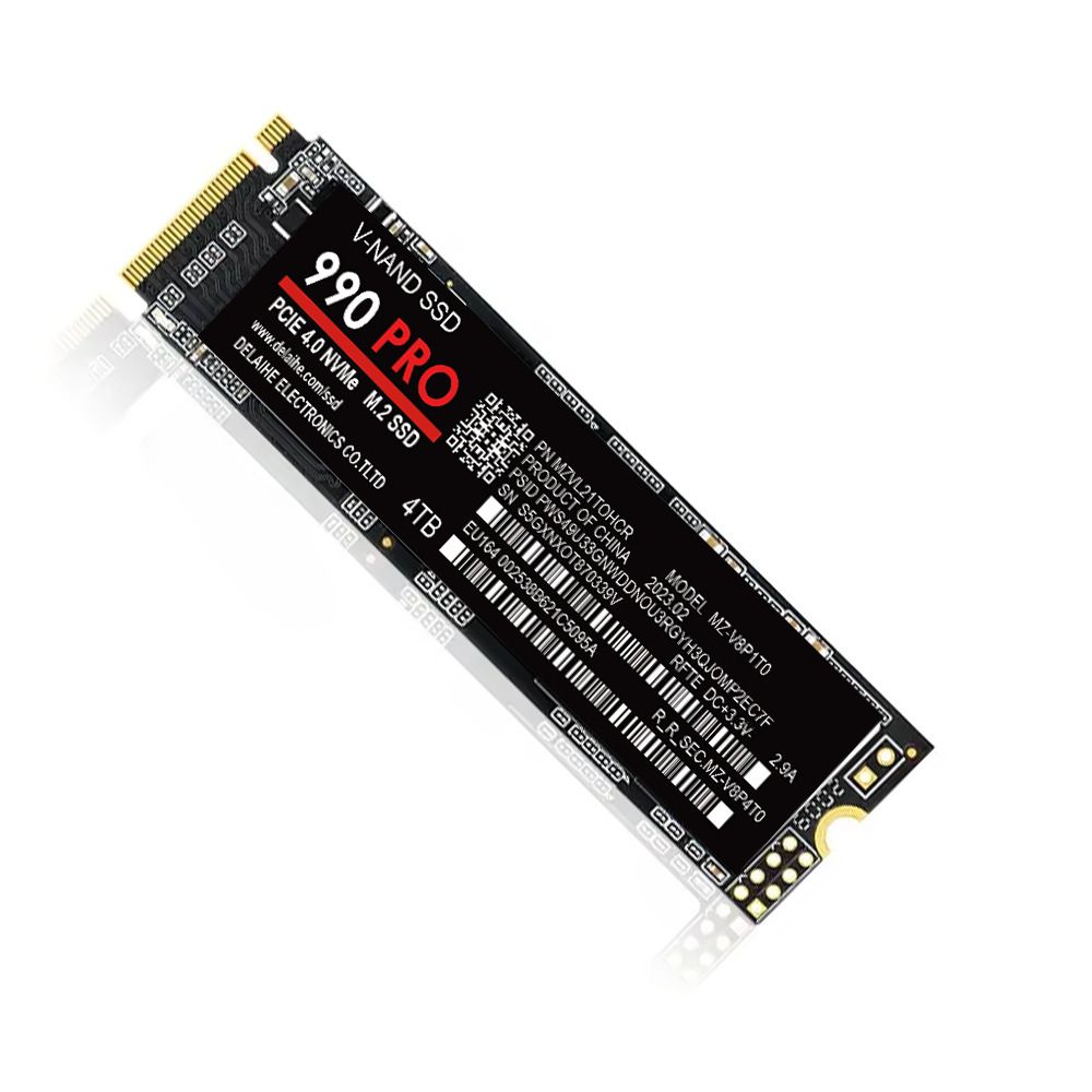 SSD highspeed 990 PRO PCIe 4.0 NVMe 4.0 M.2 2280 1TB 2TB 4TB SSD Interne Solid-State-Festplatte für Laptop, PC und PS4