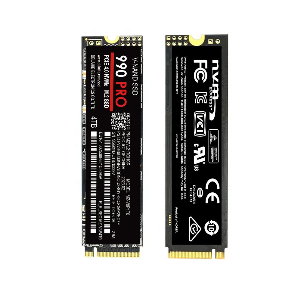 SSD highspeed 990 PRO PCIe 4.0 NVMe 4.0 M.2 2280 1TB 2TB 4TB SSD Interne Solid-State-Festplatte für Laptop, PC und PS4