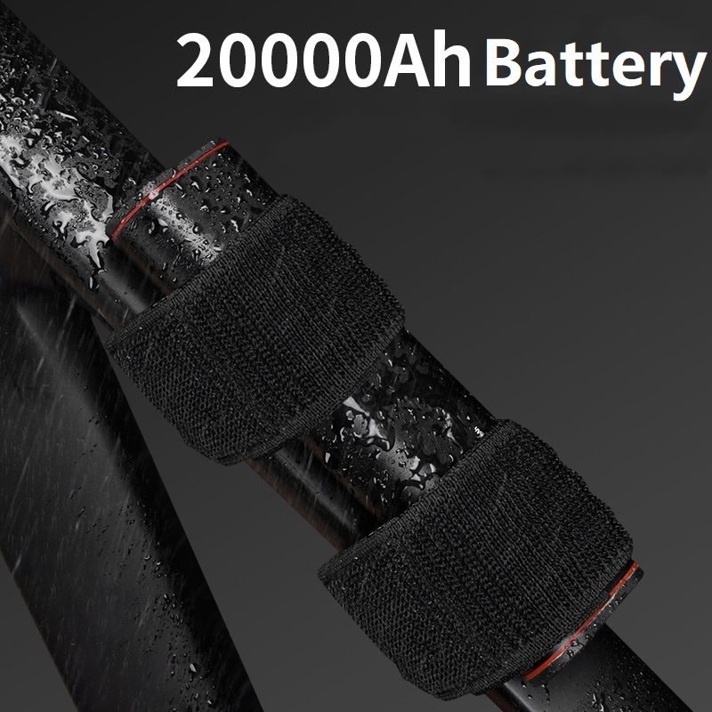 Mangeleyes M5 Mountainbike-Licht 5000 Lumen USB wiederaufladbar 20000mAh Akku wasserdicht für Nachtfahrten