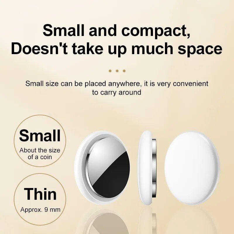 Mini GPS Tracker Bluetooth 4.0 Smart Locator Leichtes Anti-Verlust-Gerät für Schlüssel, Haustiere und Kinder Echtzeit-Standort