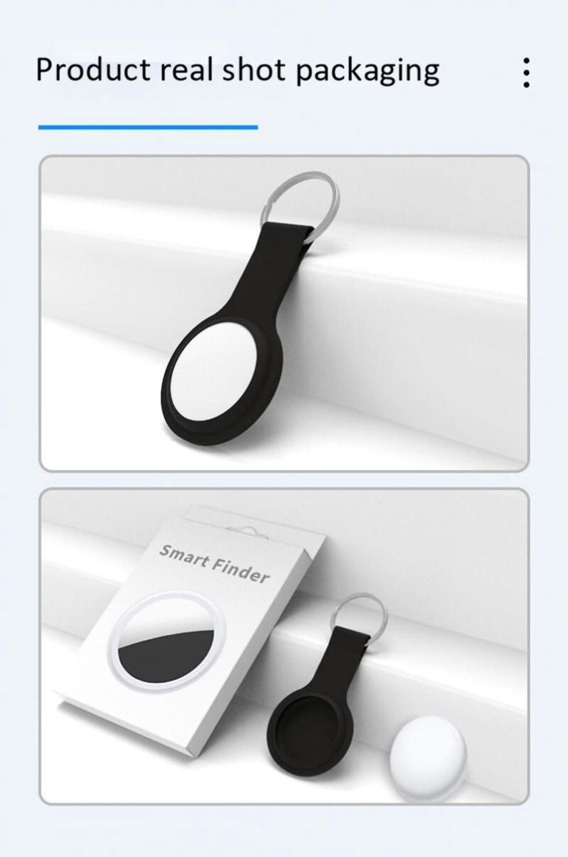 Mini GPS Tracker Bluetooth 4.0 Smart Locator Leichtes Anti-Verlust-Gerät für Schlüssel, Haustiere und Kinder Echtzeit-Standort