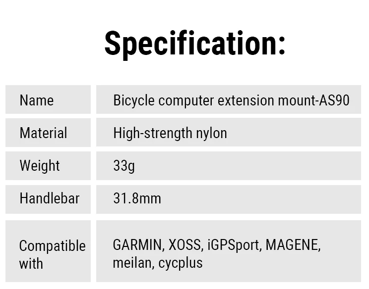 TOWILD AS90 Fahrradlenker-Verlängerungshalterung Fahrrad-Scheinwerfer-Montagebügel Computerhalter Laternenlampen-Stützgestell Faserständer