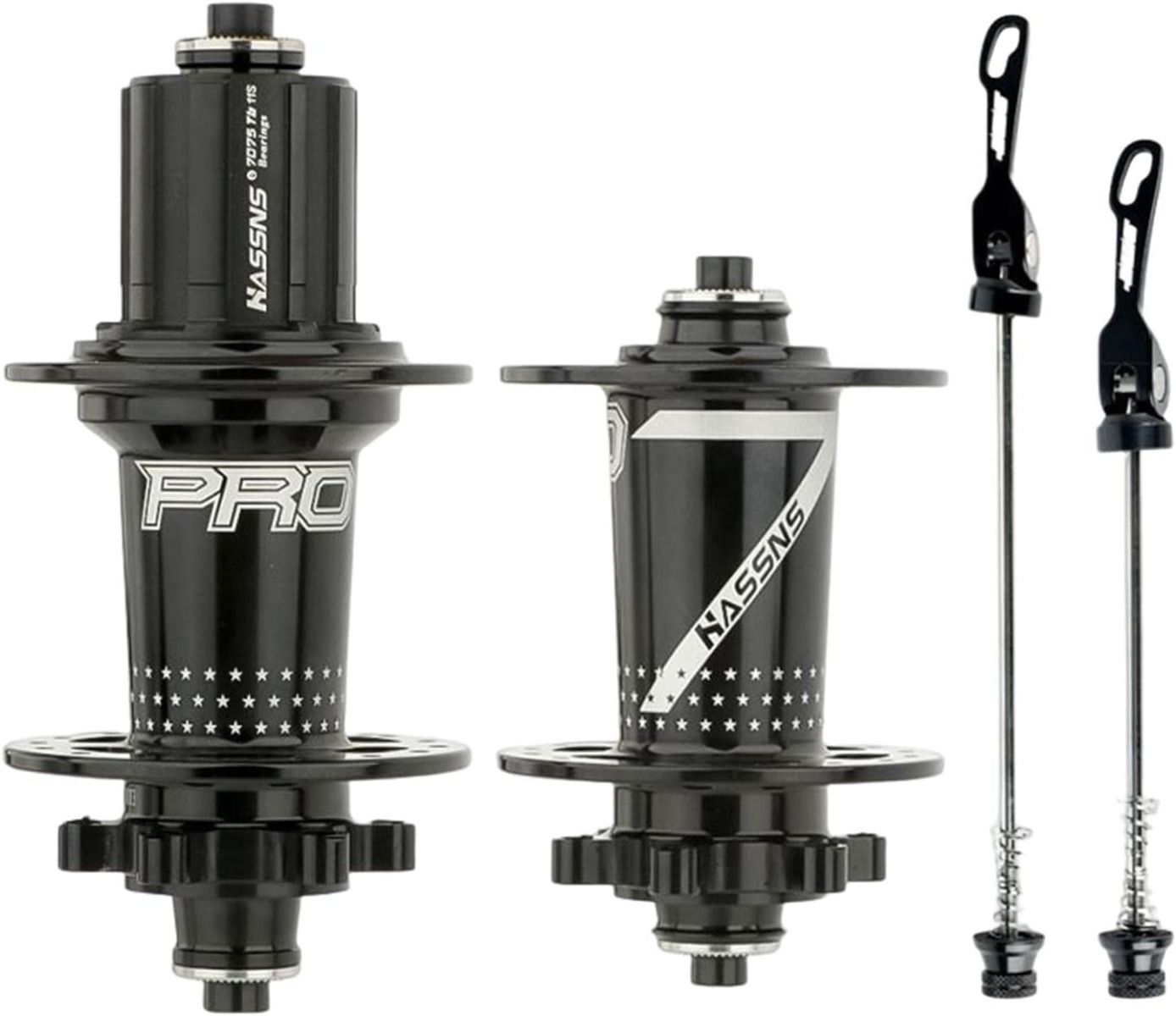 HASSNS PRO7 MTB Nabe 32 Löcher Lager Mountainbike Schnellspannnabe 32h Noisy Cube Fahrradbuchsen